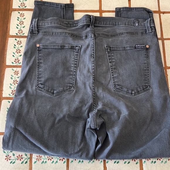 7 for all Mankind the high waist ankle skinny, size 34 - Picture 2 of 7